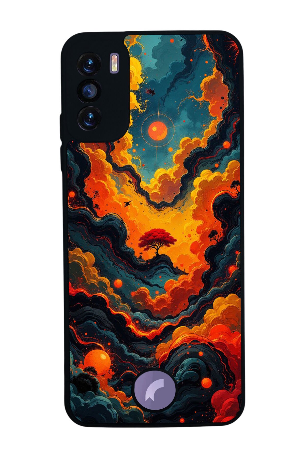 Reeder S19 Max Pro S Uyumlu Abstract Tasarımlı Glossy Premium Kılıf