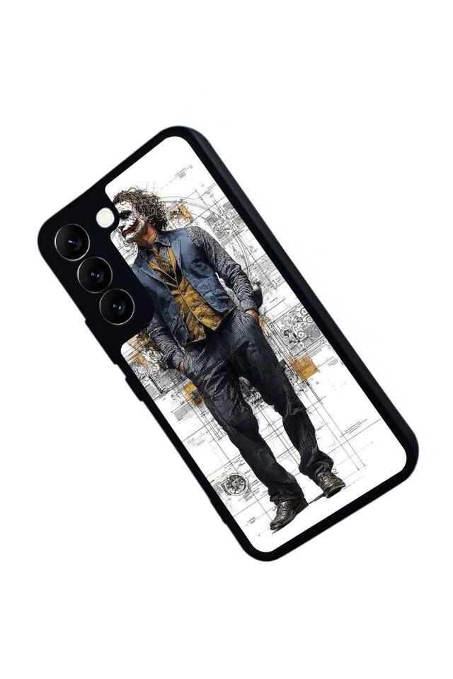 Samsung Galaxy S22 Uyumlu Joker Tasarımlı Glossy Premium Kılıf