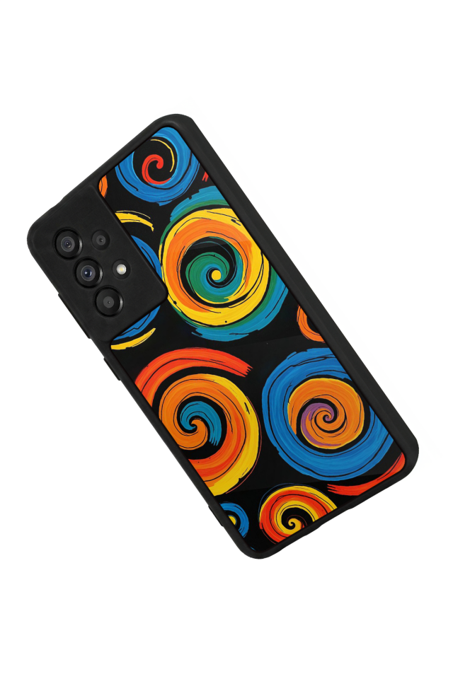 Samsung Galaxy A73 Uyumlu Abstract Tasarımlı Glossy Premium Kılıf