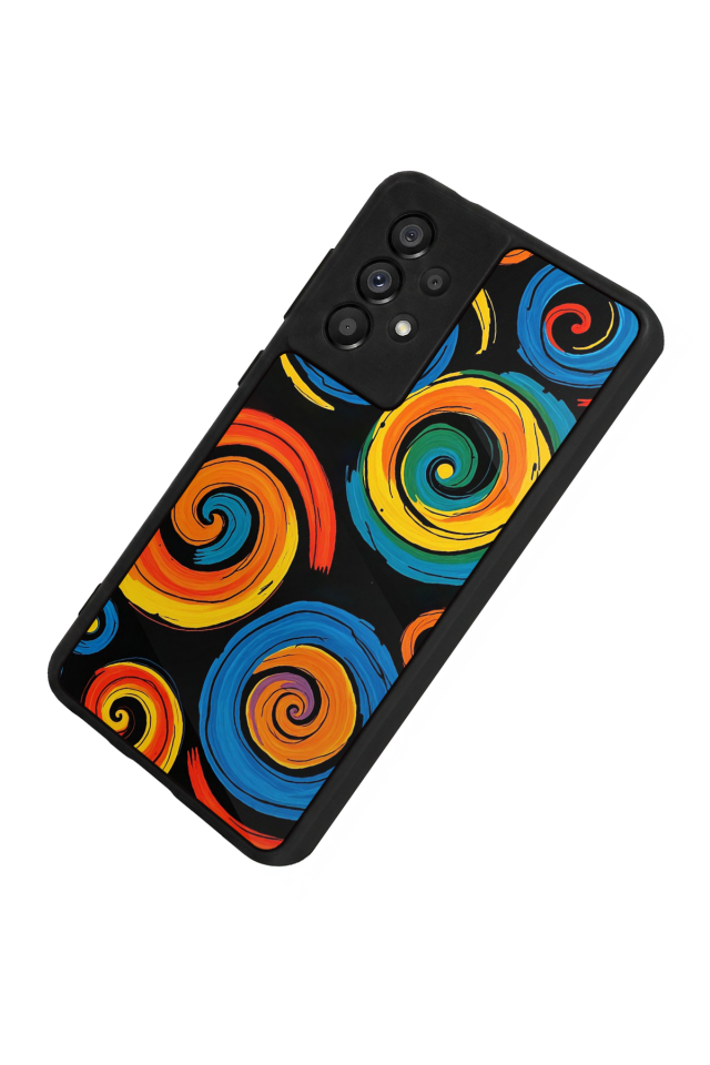 Samsung Galaxy A73 Uyumlu Abstract Tasarımlı Glossy Premium Kılıf