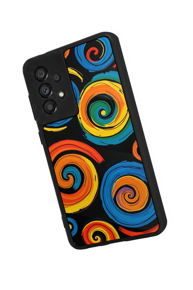 Samsung Galaxy A73 Uyumlu Abstract Tasarımlı Glossy Premium Kılıf
