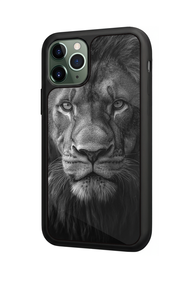 iPhone 11 Pro Uyumlu Aslan Tasarımlı Glossy Premium Kılıf