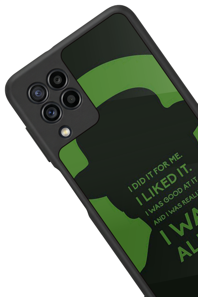 Samsung Galaxy M22 Uyumlu BreakingBad Tasarımlı Glossy Premium Kılıf