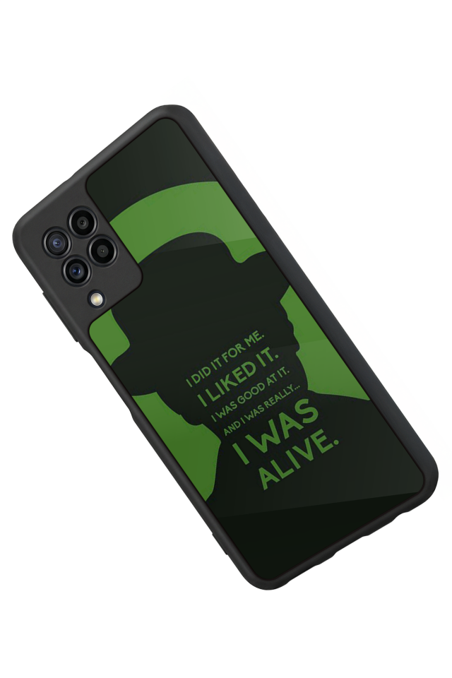 Samsung Galaxy M22 Uyumlu BreakingBad Tasarımlı Glossy Premium Kılıf