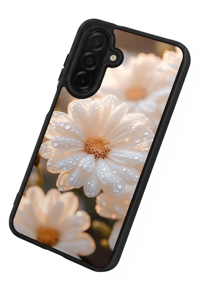 Samsung Galaxy A36 Uyumlu Cicek Tasarımlı Glossy Premium Kılıf