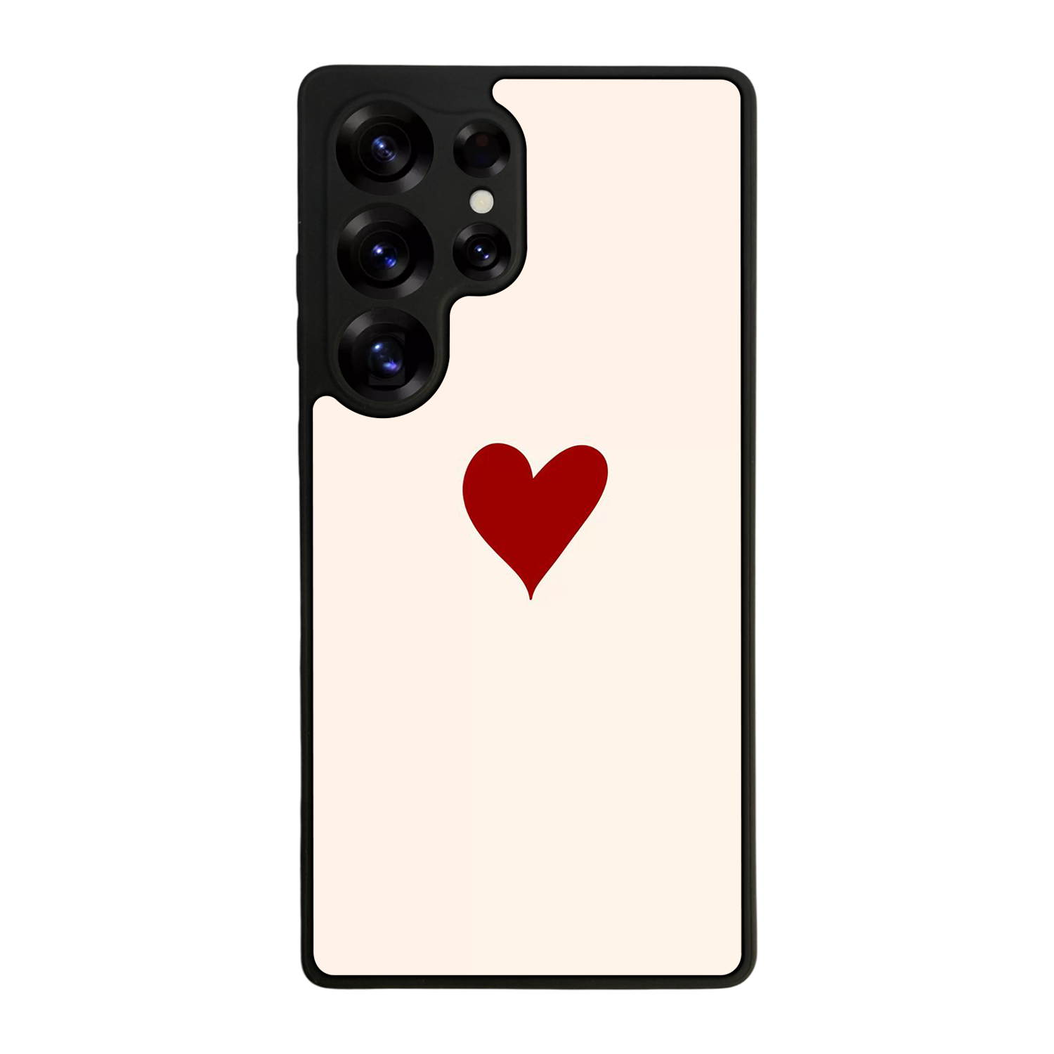 Samsung Galaxy S25 Ultra Uyumlu Kalp Love Tasarımlı Glossy Premium Kılıf