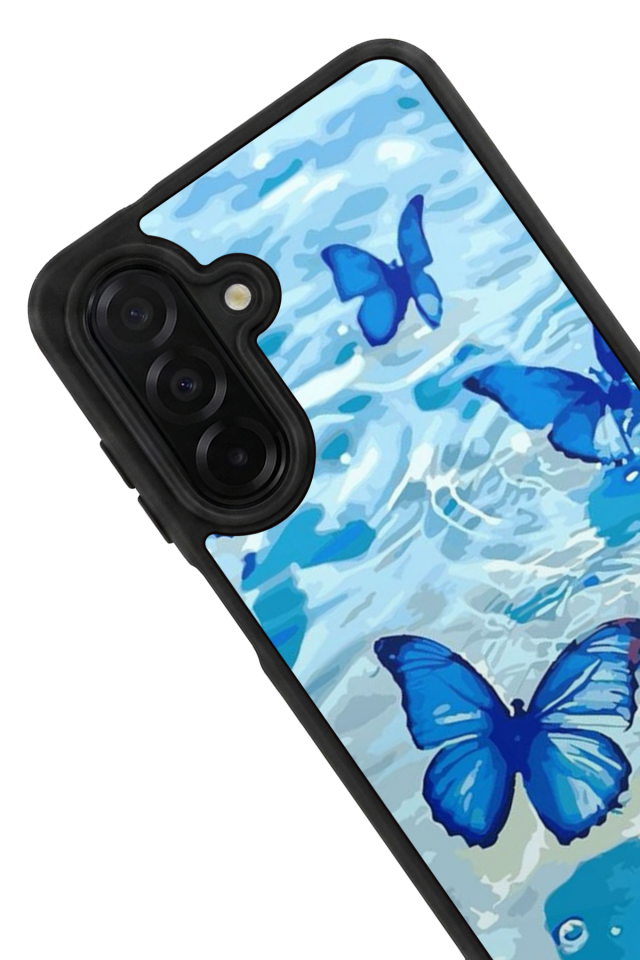 Samsung Galaxy A56 Uyumlu Kelebek Tasarımlı Glossy Premium Kılıf