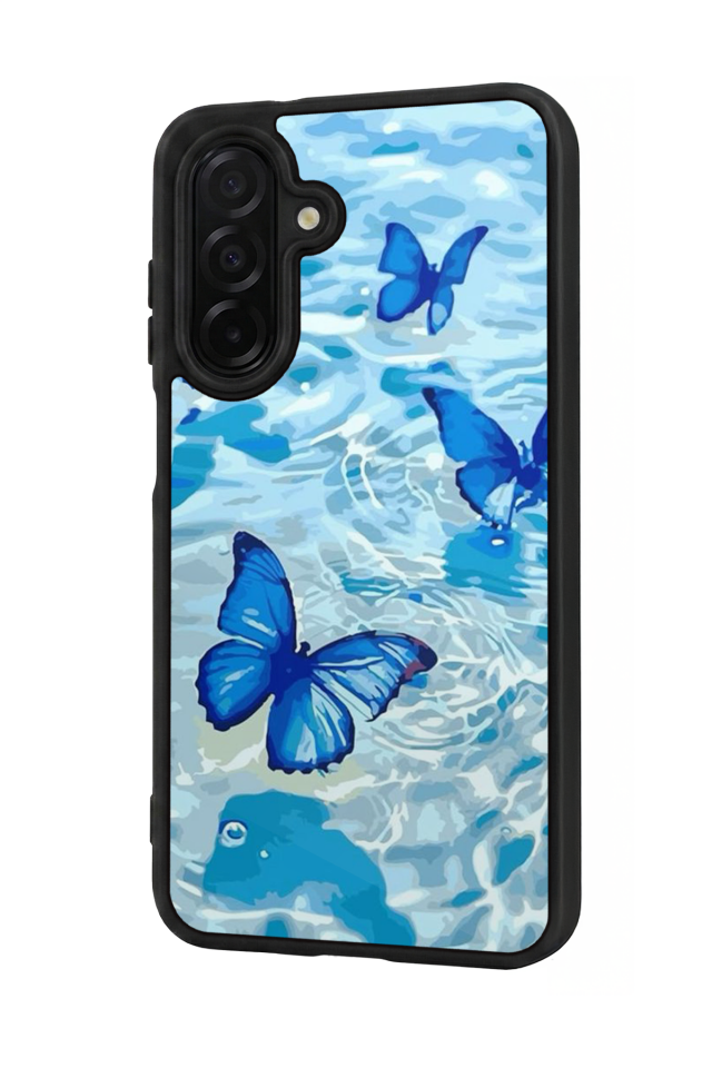 Samsung Galaxy A56 Uyumlu Kelebek Tasarımlı Glossy Premium Kılıf