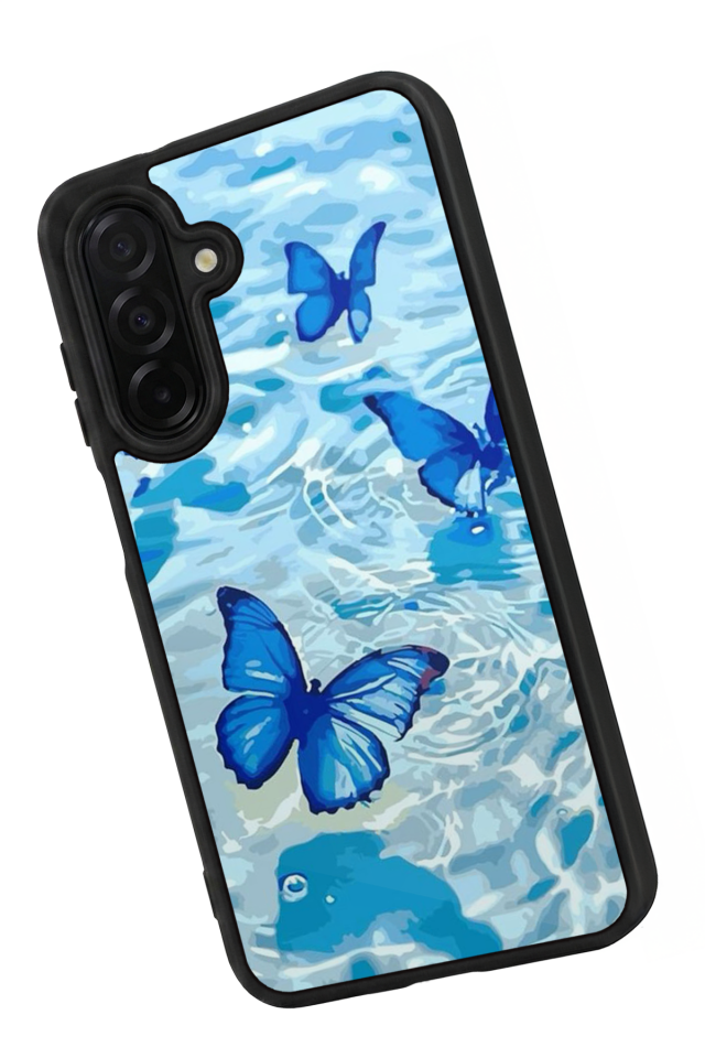 Samsung Galaxy A56 Uyumlu Kelebek Tasarımlı Glossy Premium Kılıf