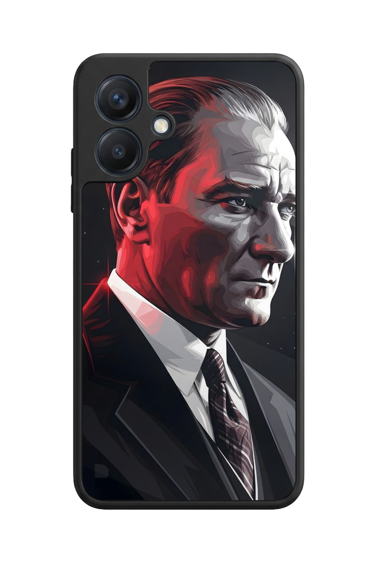 Samsung Galaxy A07 Uyumlu Mustafa Kemal Ataturk Tasarımlı Glossy Premium Kılıf