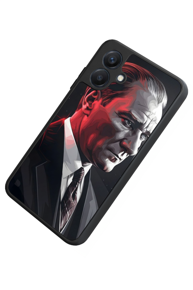 Samsung Galaxy A07 Uyumlu Mustafa Kemal Ataturk Tasarımlı Glossy Premium Kılıf