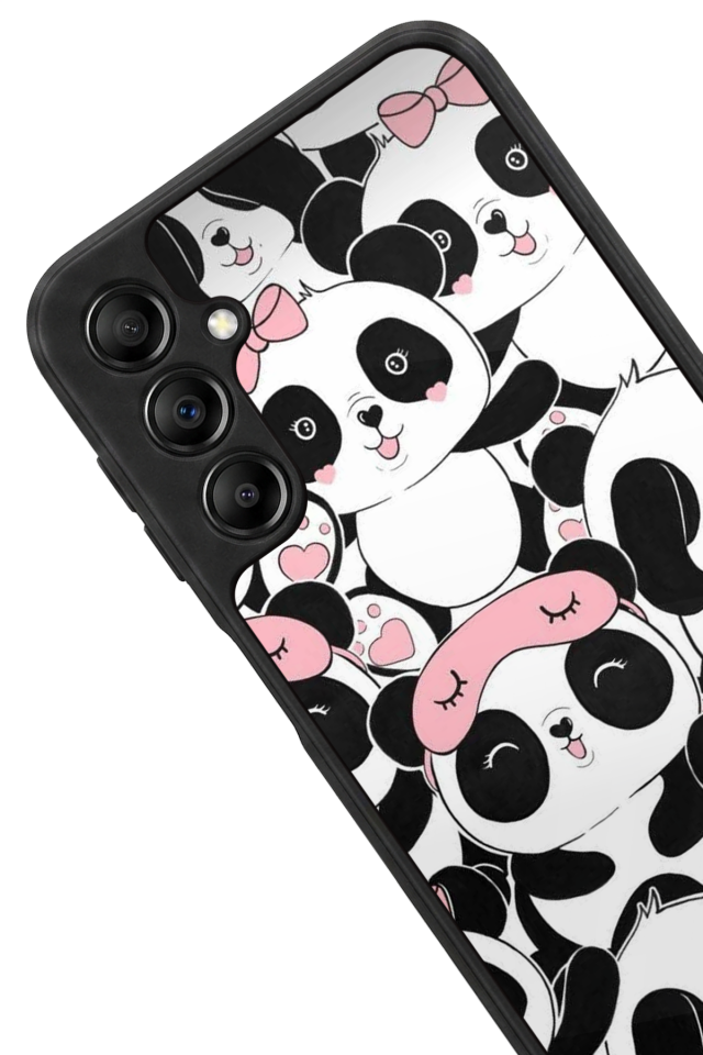 Samsung Galaxy A14 Uyumlu Panda Tasarımlı Glossy Premium Kılıf
