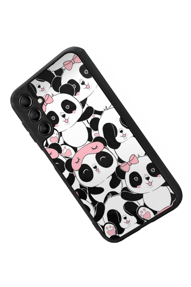 Samsung Galaxy A14 Uyumlu Panda Tasarımlı Glossy Premium Kılıf