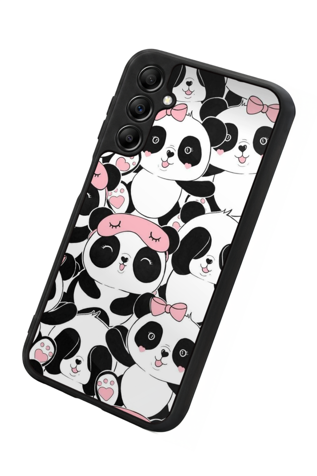 Samsung Galaxy A14 Uyumlu Panda Tasarımlı Glossy Premium Kılıf