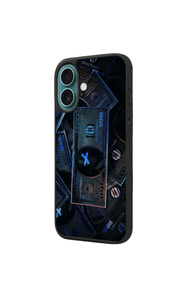 iPhone 16 Plus Uyumlu Para Tasarımlı Glossy Premium Kılıf