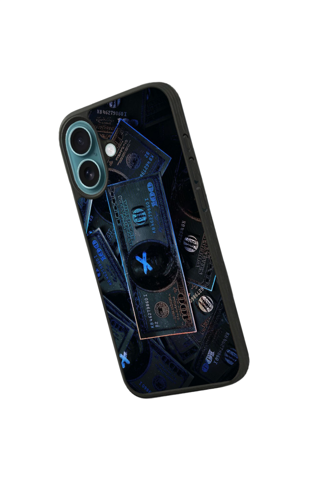 iPhone 16 Plus Uyumlu Para Tasarımlı Glossy Premium Kılıf