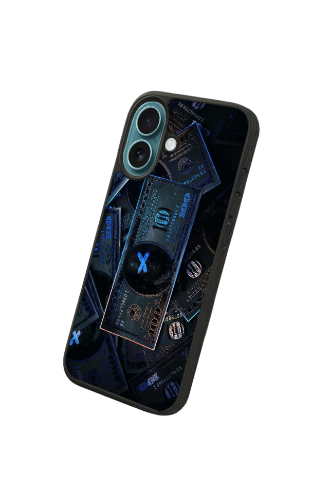 iPhone 16 Plus Uyumlu Para Tasarımlı Glossy Premium Kılıf