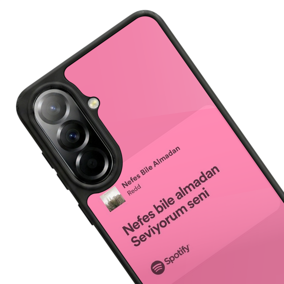 Samsung Galaxy A57 Uyumlu Sarki Sozleri Tasarımlı Glossy Premium Kılıf