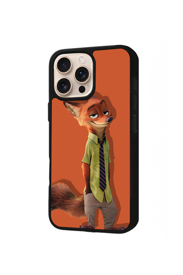 iPhone 16 Pro Uyumlu Zootropolis Tasarımlı Glossy Premium Kılıf