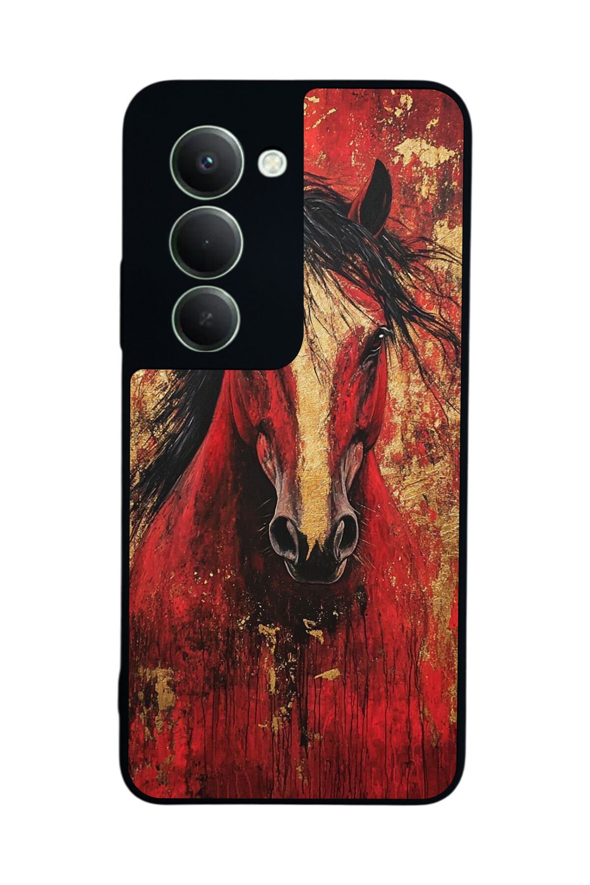 Xiaomi Redmi 15 5G Uyumlu At Horse Tasarımlı Glossy Premium Kılıf