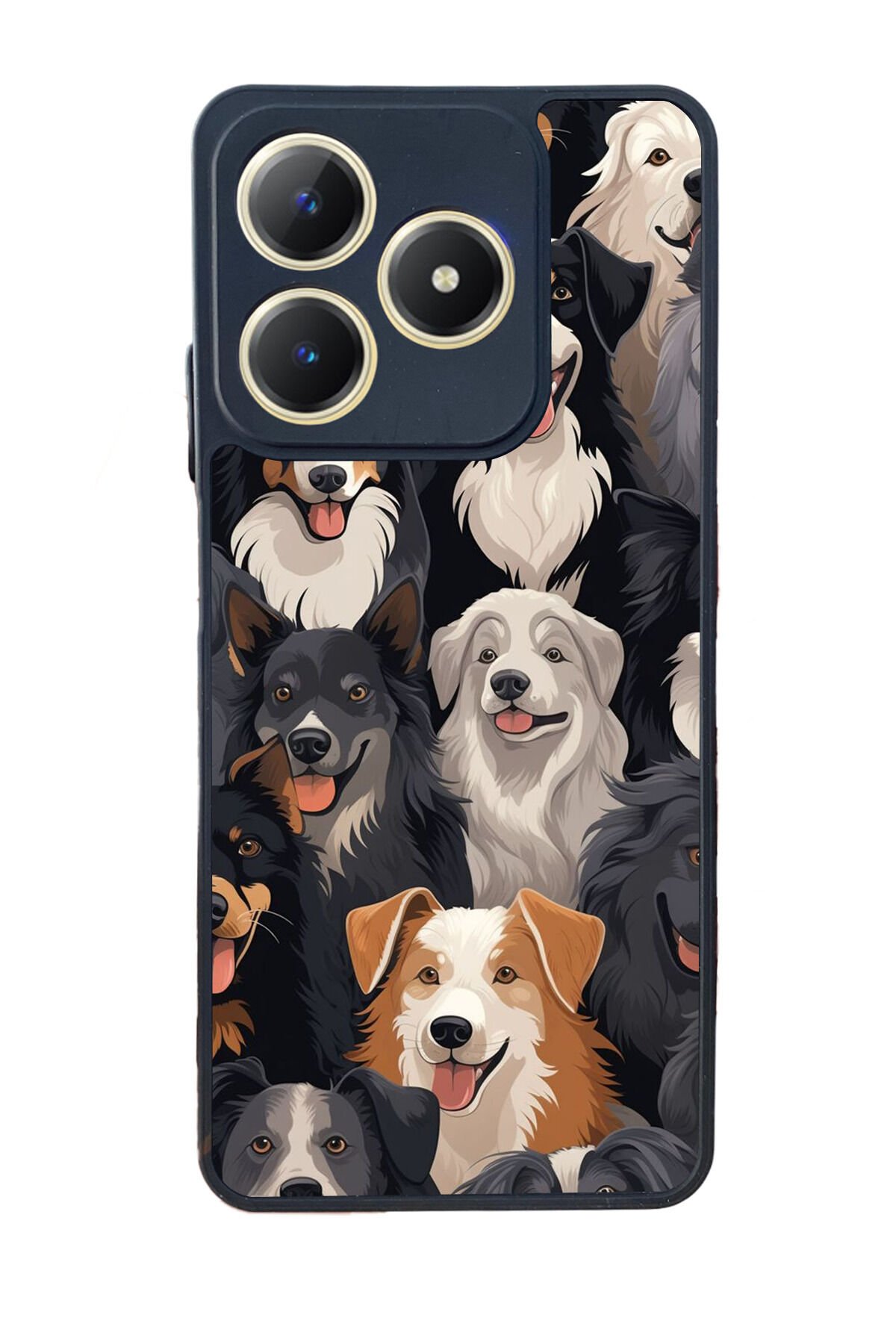 Realme C63 Mat Uyumlu Siyah Kılıf – Yumuşak Silikon, Koruyucu, Şok Emici Kapak