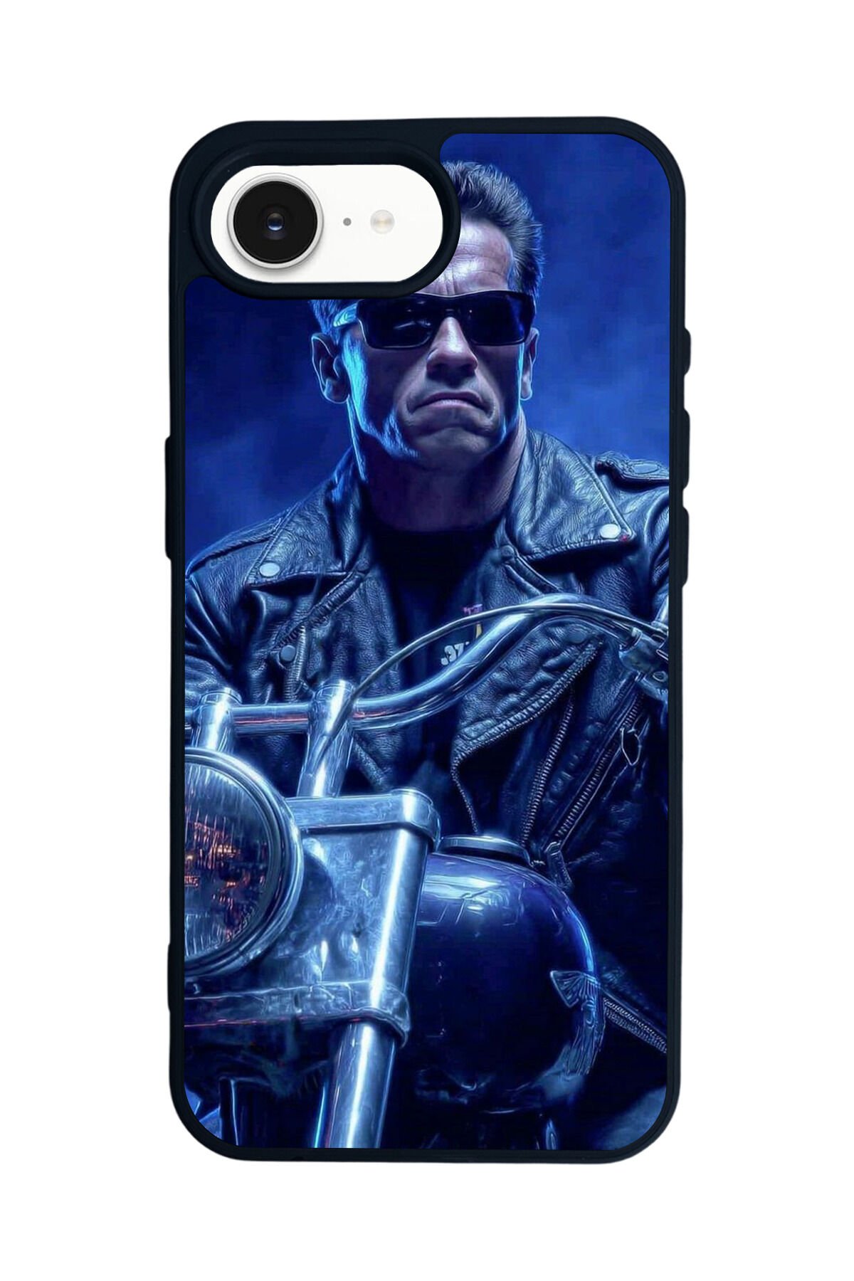 iPhone 16E Uyumlu Terminator Tasarımlı Glossy Premium Kılıf