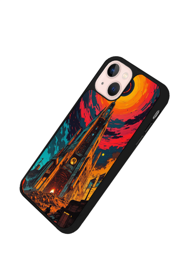 iPhone 14 Plus Uyumlu Abstract Tasarımlı Glossy Premium Kılıf