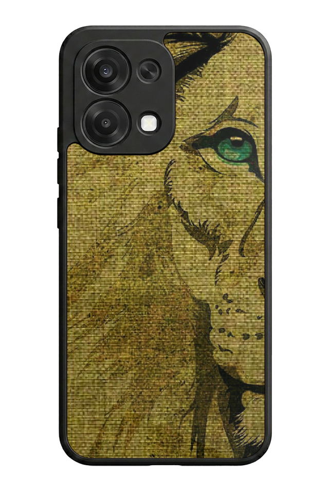 Oppo A6 Pro Uyumlu Aslan Tasarımlı Glossy Premium Kılıf