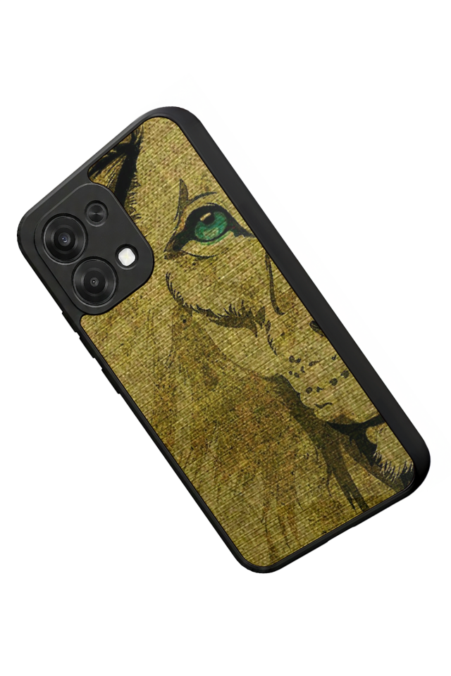 Oppo A6 Pro Uyumlu Aslan Tasarımlı Glossy Premium Kılıf