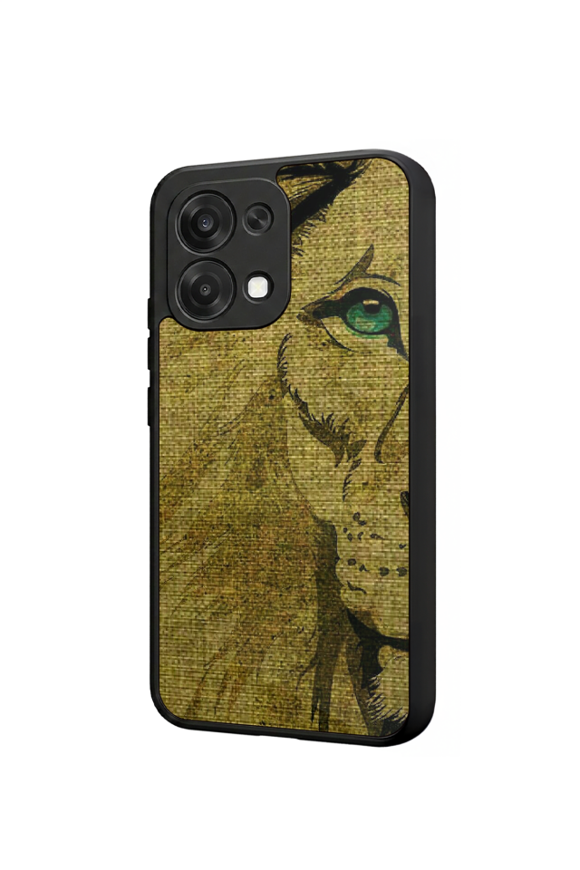 Oppo A6 Pro Uyumlu Aslan Tasarımlı Glossy Premium Kılıf