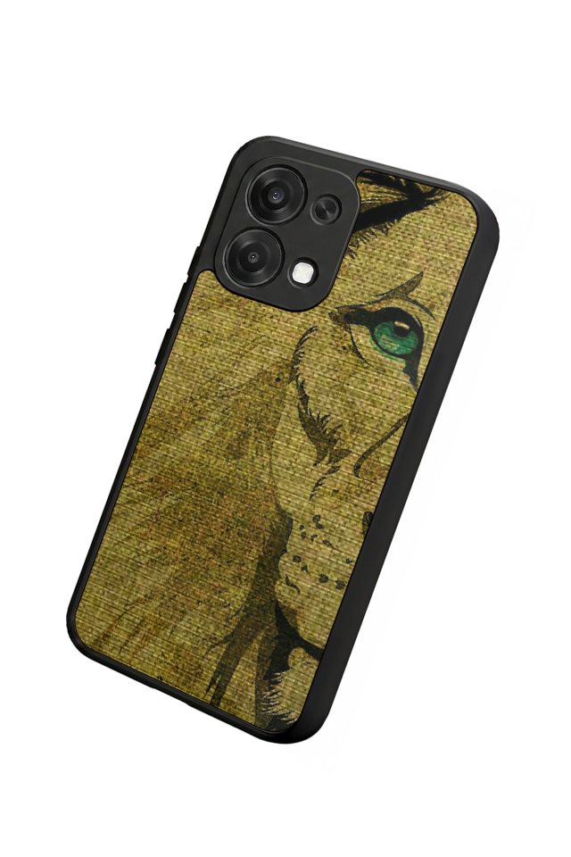 Oppo A6 Pro Uyumlu Aslan Tasarımlı Glossy Premium Kılıf