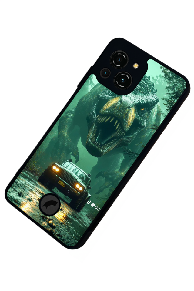 Reeder S23 Pro Max Uyumlu Dinazor Tasarımlı Glossy Premium Kılıf