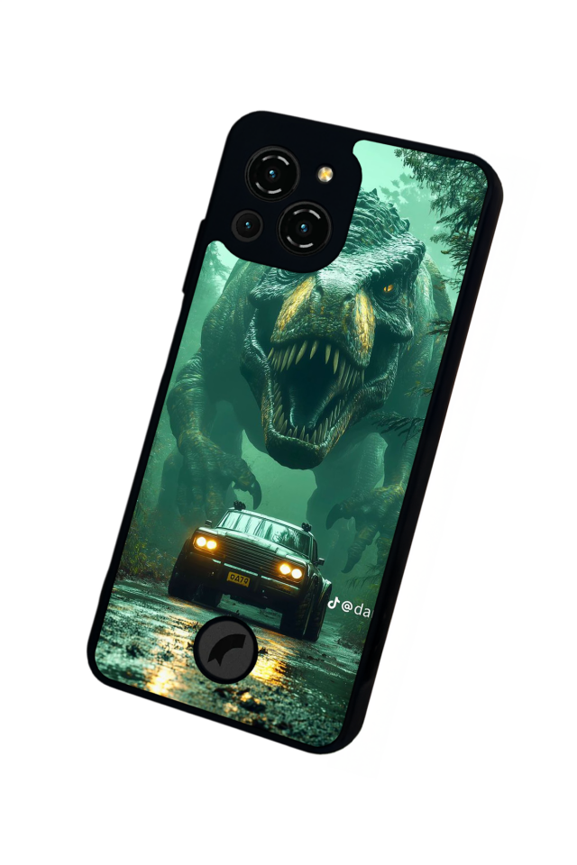 Reeder S23 Pro Max Uyumlu Dinazor Tasarımlı Glossy Premium Kılıf