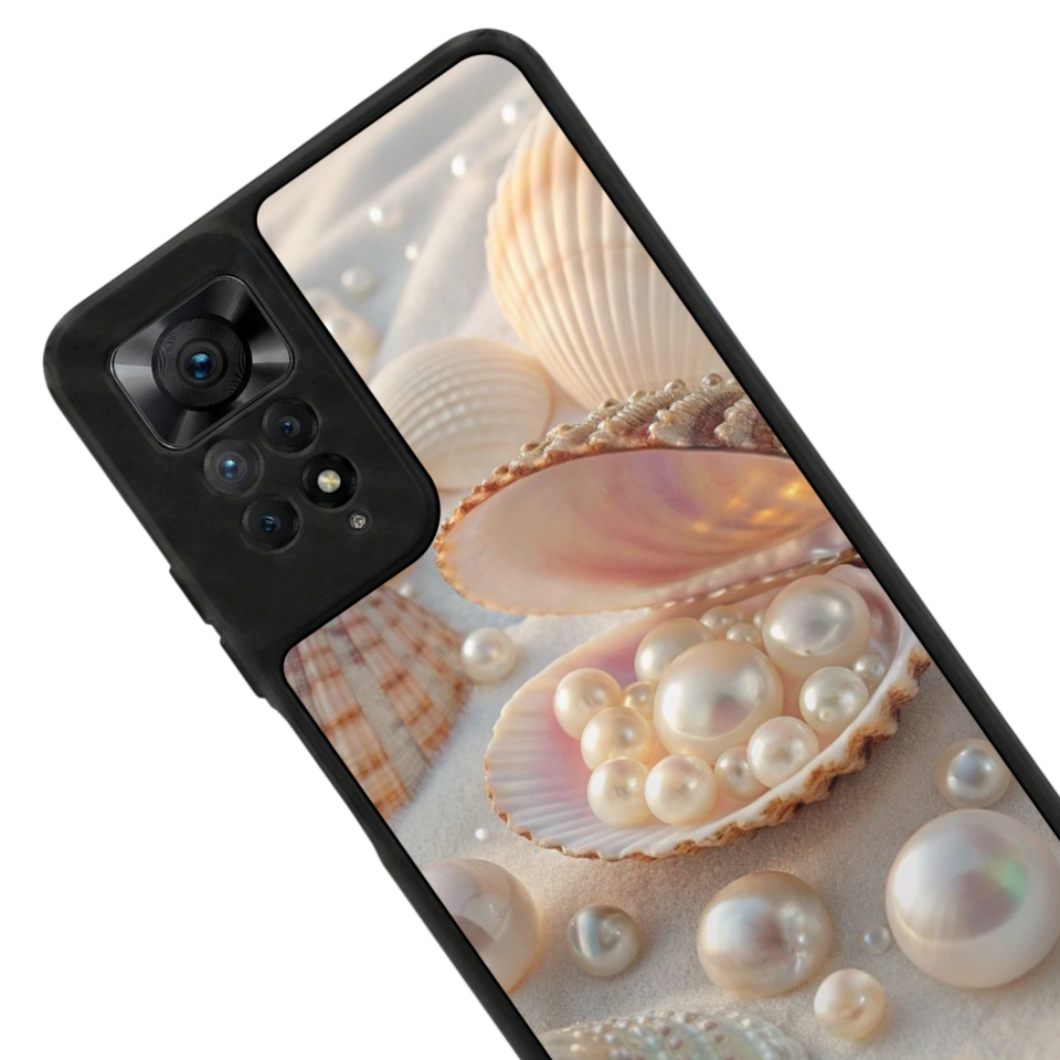 Xiaomi Redmi Note 12 Pro Uyumlu  İnci Tasarımlı Glossy Premium Kılıf