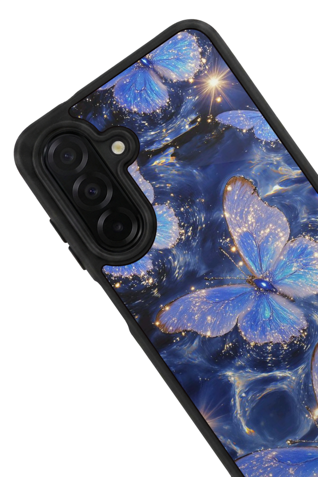 Samsung Galaxy A56 Uyumlu Kelebek Tasarımlı Glossy Premium Kılıf