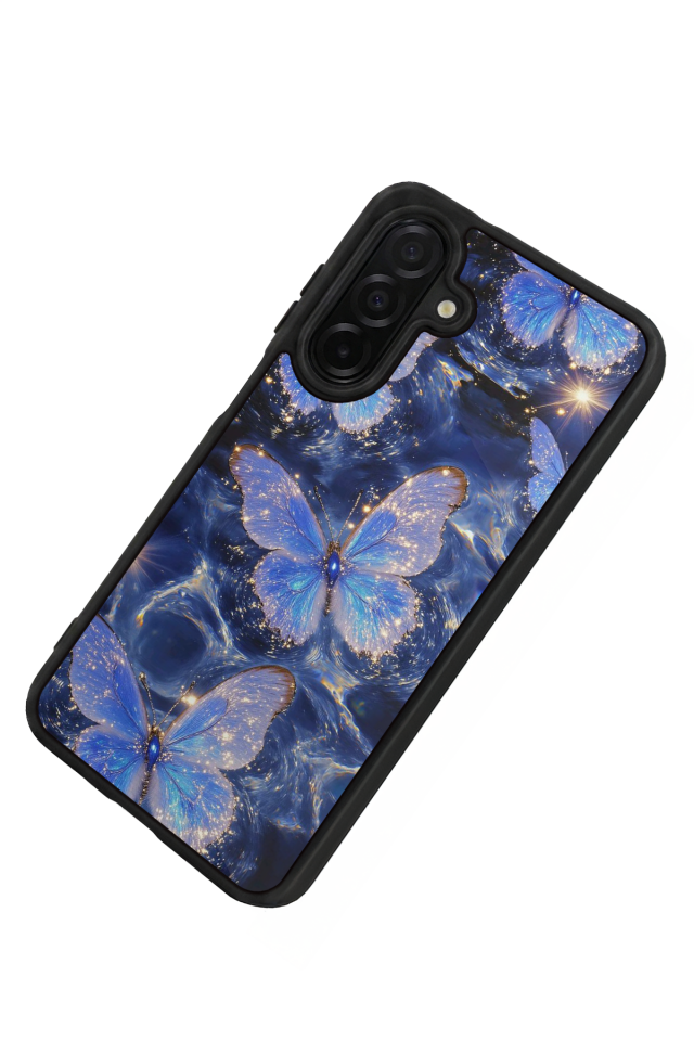 Samsung Galaxy A56 Uyumlu Kelebek Tasarımlı Glossy Premium Kılıf