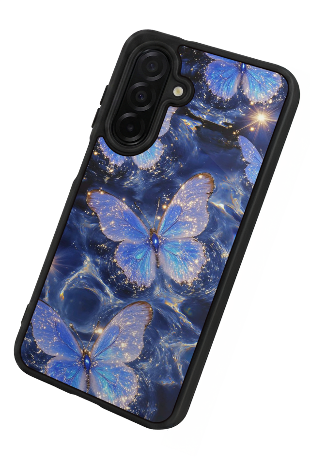 Samsung Galaxy A56 Uyumlu Kelebek Tasarımlı Glossy Premium Kılıf