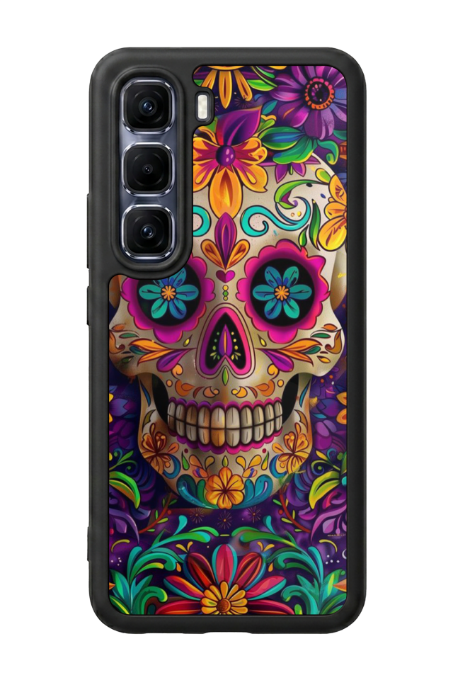 Infinix Hot 60 Pro Plus Uyumlu KuruKafa Tasarımlı Glossy Premium Kılıf