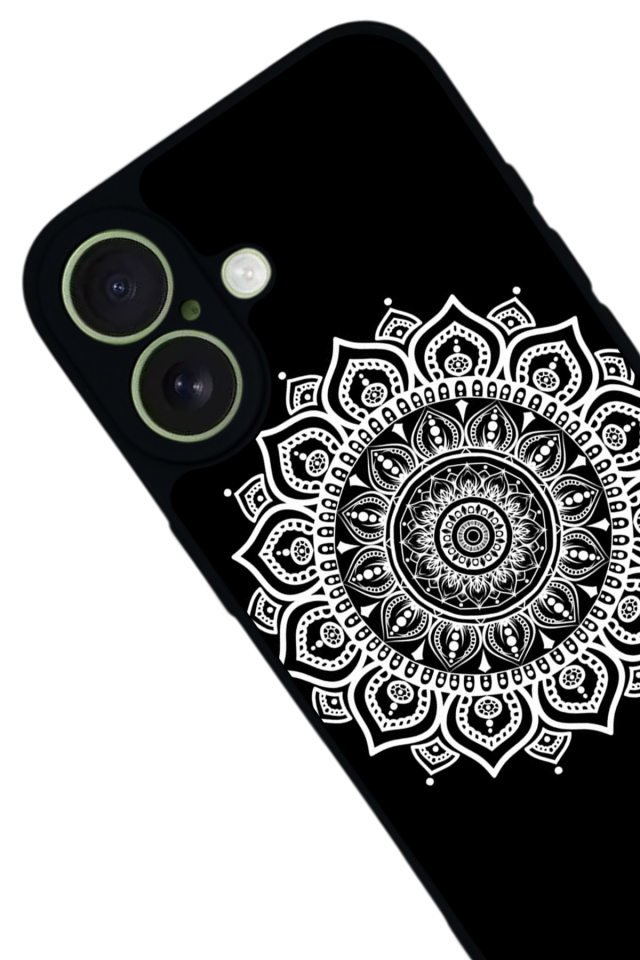 iPhone 17 Uyumlu Mandala Tasarımlı Glossy Premium Kılıf