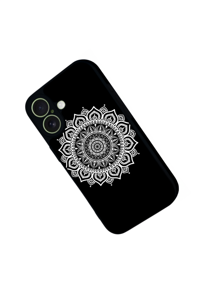 iPhone 17 Uyumlu Mandala Tasarımlı Glossy Premium Kılıf