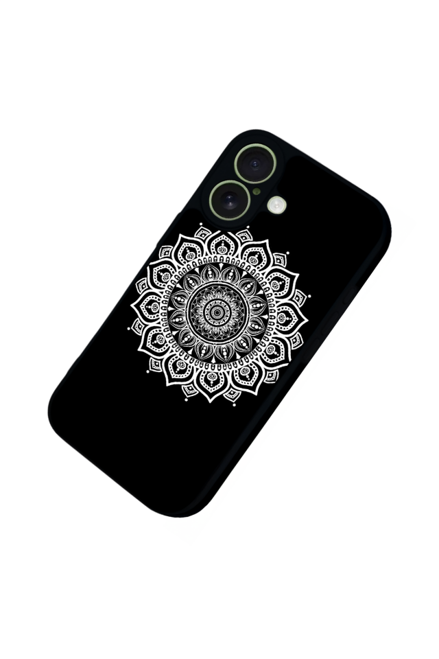 iPhone 17 Uyumlu Mandala Tasarımlı Glossy Premium Kılıf