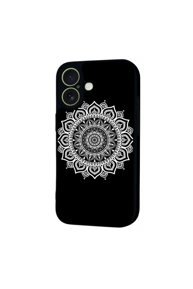 iPhone 17 Uyumlu Mandala Tasarımlı Glossy Premium Kılıf