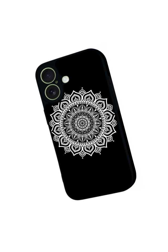 iPhone 17 Uyumlu Mandala Tasarımlı Glossy Premium Kılıf