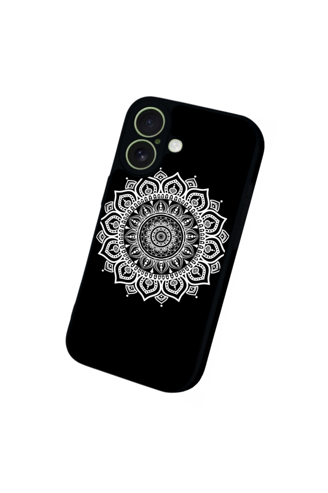 iPhone 17 Uyumlu Mandala Tasarımlı Glossy Premium Kılıf