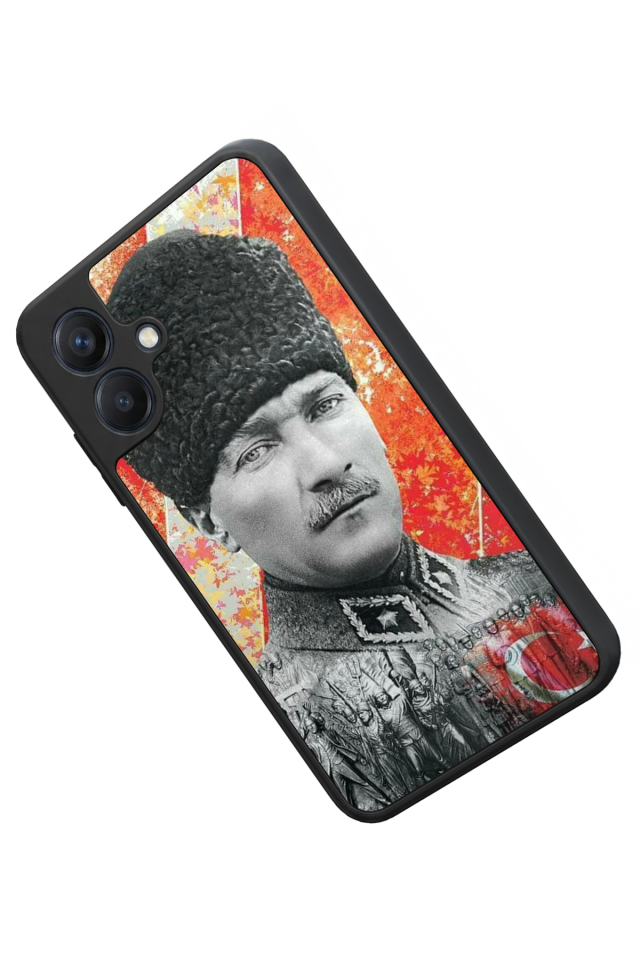 Samsung Galaxy A07 Uyumlu Mustafa Kemal Ataturk Tasarımlı Glossy Premium Kılıf