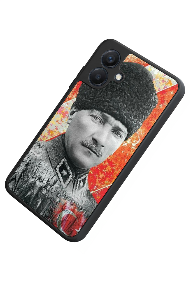 Samsung Galaxy A07 Uyumlu Mustafa Kemal Ataturk Tasarımlı Glossy Premium Kılıf