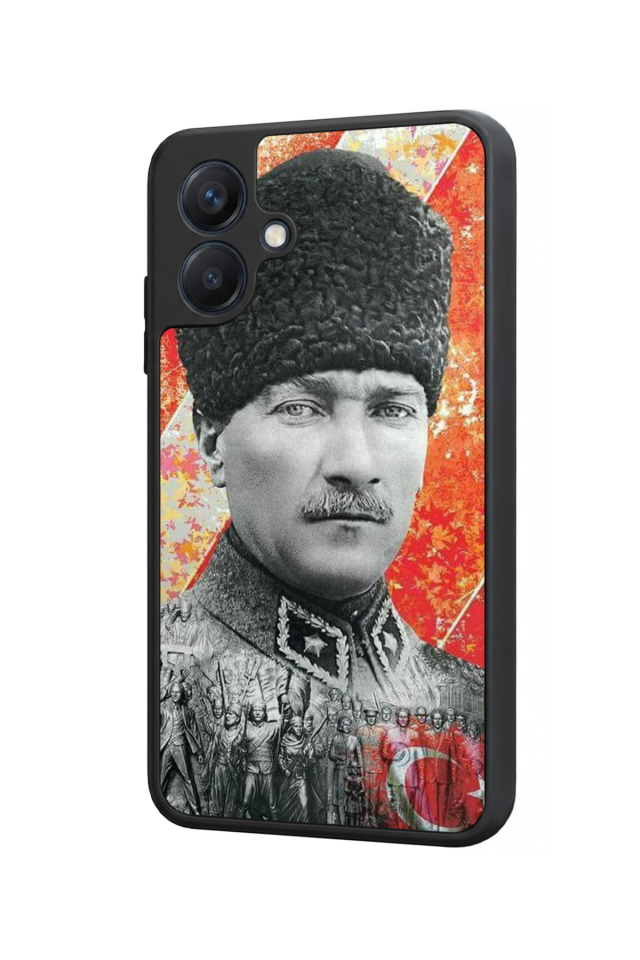 Samsung Galaxy A07 Uyumlu Mustafa Kemal Ataturk Tasarımlı Glossy Premium Kılıf