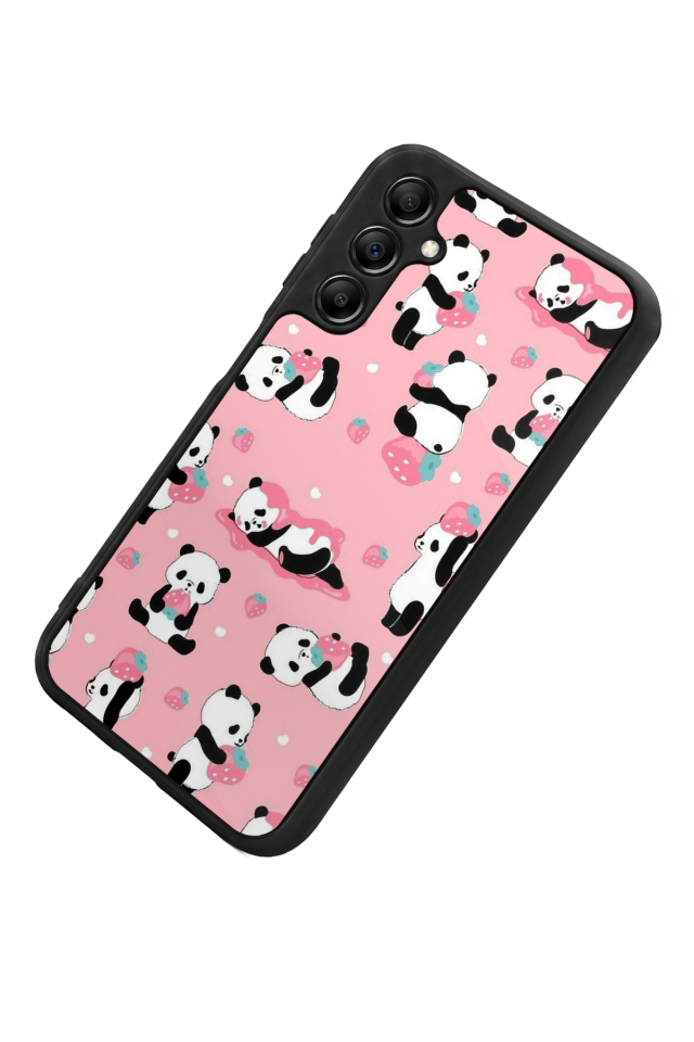 Samsung Galaxy A14 Uyumlu Panda Tasarımlı Glossy Premium Kılıf