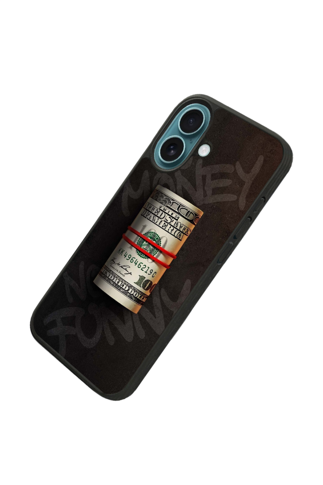 iPhone 16 Plus Uyumlu Para Tasarımlı Glossy Premium Kılıf