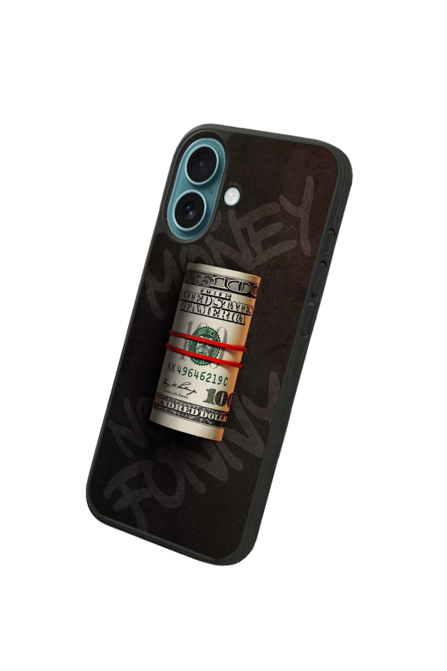 iPhone 16 Plus Uyumlu Para Tasarımlı Glossy Premium Kılıf